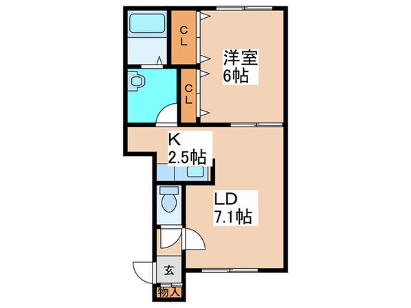 アルカディアⅡの物件間取画像